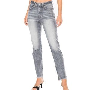 JUICY COUTURE Women’s Venice Straight Leg Grey Marble Jeans Size 24
